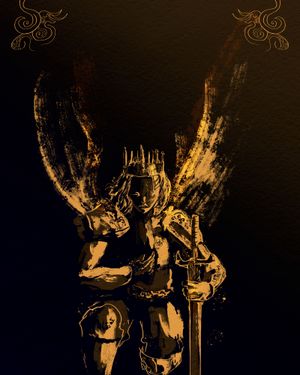 An illustration of an astronaut floating in a nebula